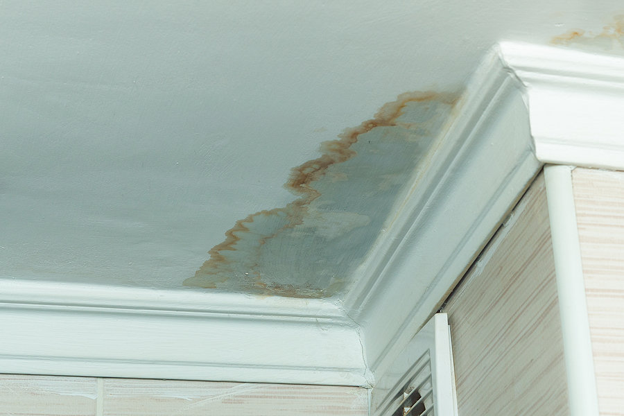Neighbors Have A Water Leak, Water-damaged Ceiling,