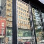 Glass Board Up At Restaurant In Milwaukee