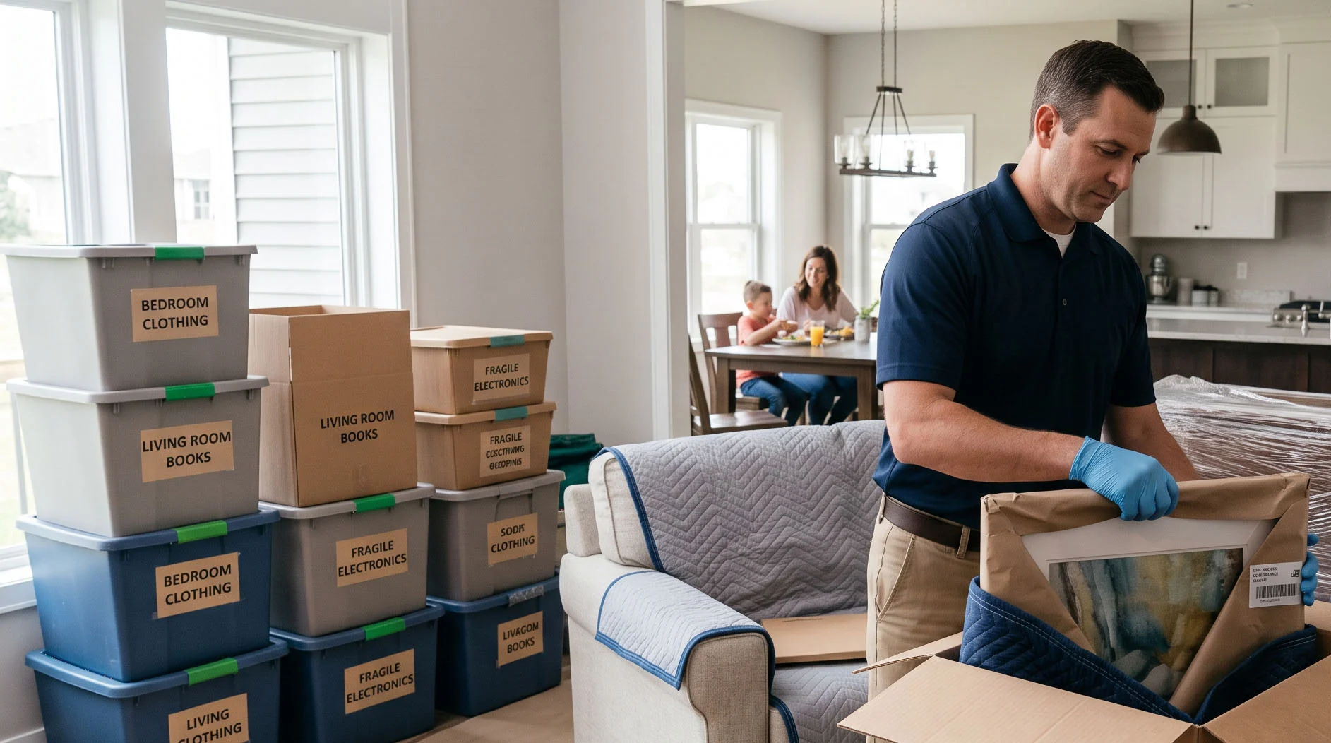 How Contents Pack Out Helps Families Stay Functional During Major Repairs