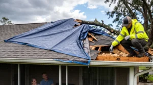 What Happens After A Tree Punches Through The Building Envelope During A July Storm