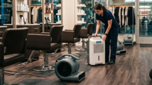 When A Restaurant, Salon, Or Retail Shop Needs Overnight Emergency Drying To Open The Next Day