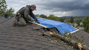 Emergency Roof Tarping Stop The Next Storm From Expanding Damage